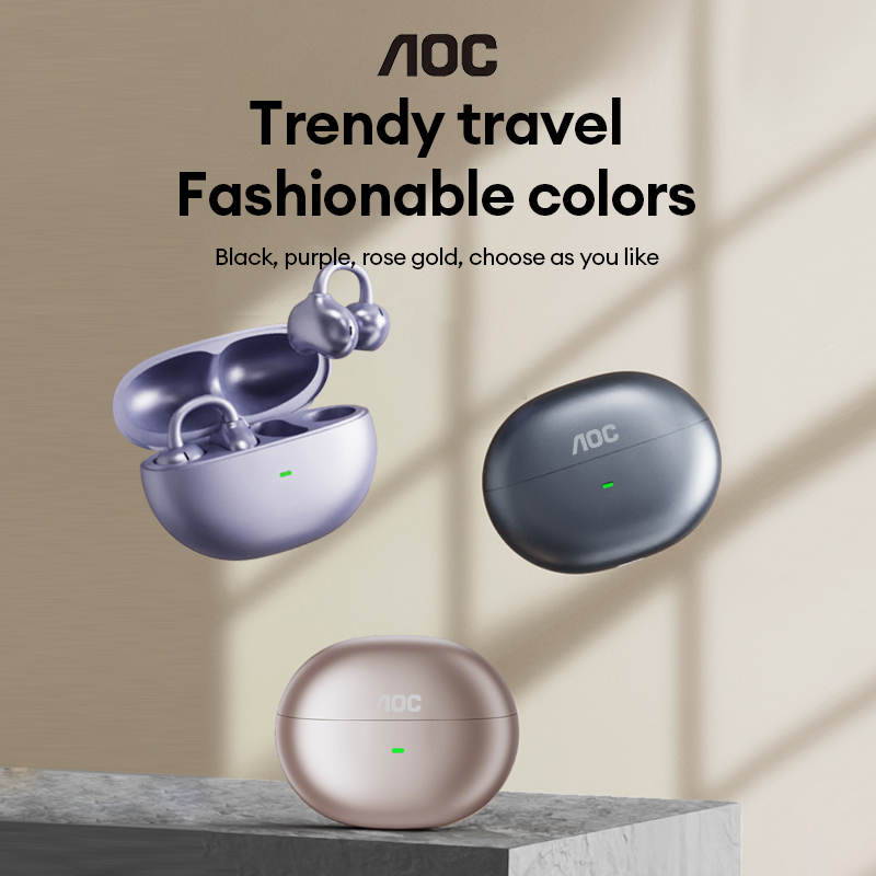 Outdoor Sport Games - AOC ACD2544 Kablosuz Bluetooth Kulak Klipsli