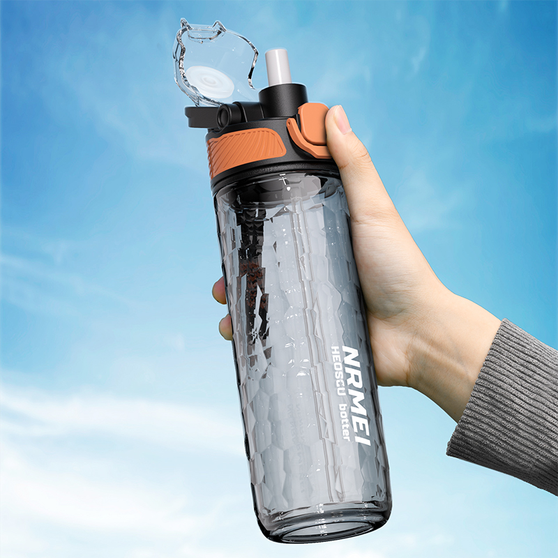 Outdoor Sport Glass Water Bottle - Pipetli Yaz Spor Su Şişeleri, Tritan