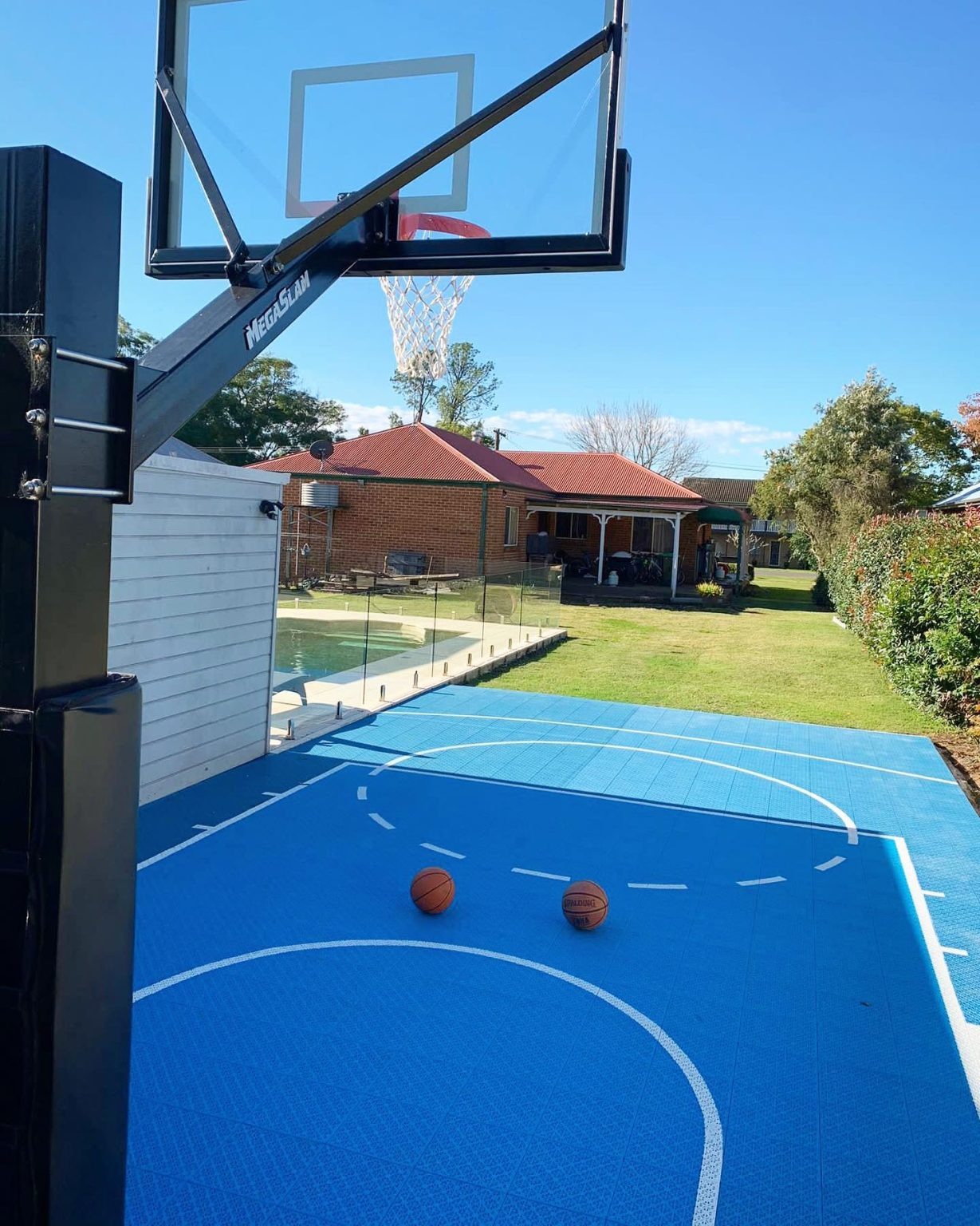 Outdoor Sport Court Tiles - Akıllı pp Birbirine Geçen Portatif Basketbol