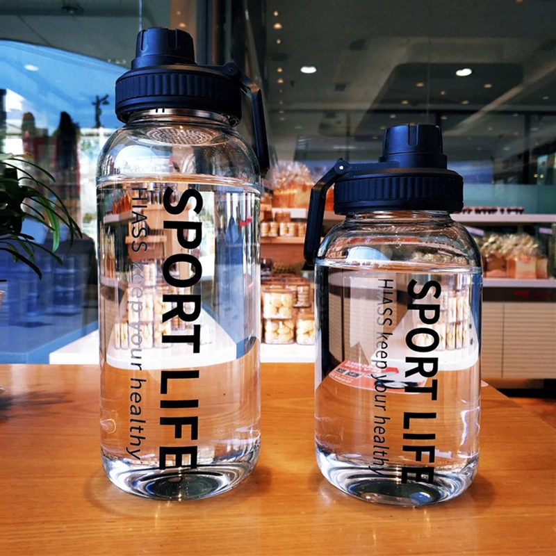 700ml/1000ml büyük kapasiteli  - Outdoor Sport Glass Water Bottle incelemesi ve fiyatı