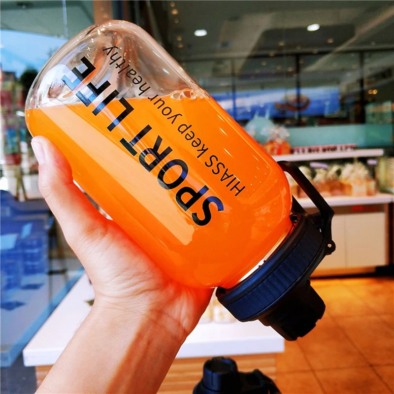 700ml/1000ml büyük kapasiteli  - Outdoor Sport Glass Water Bottle incelemesi ve fiyatı
