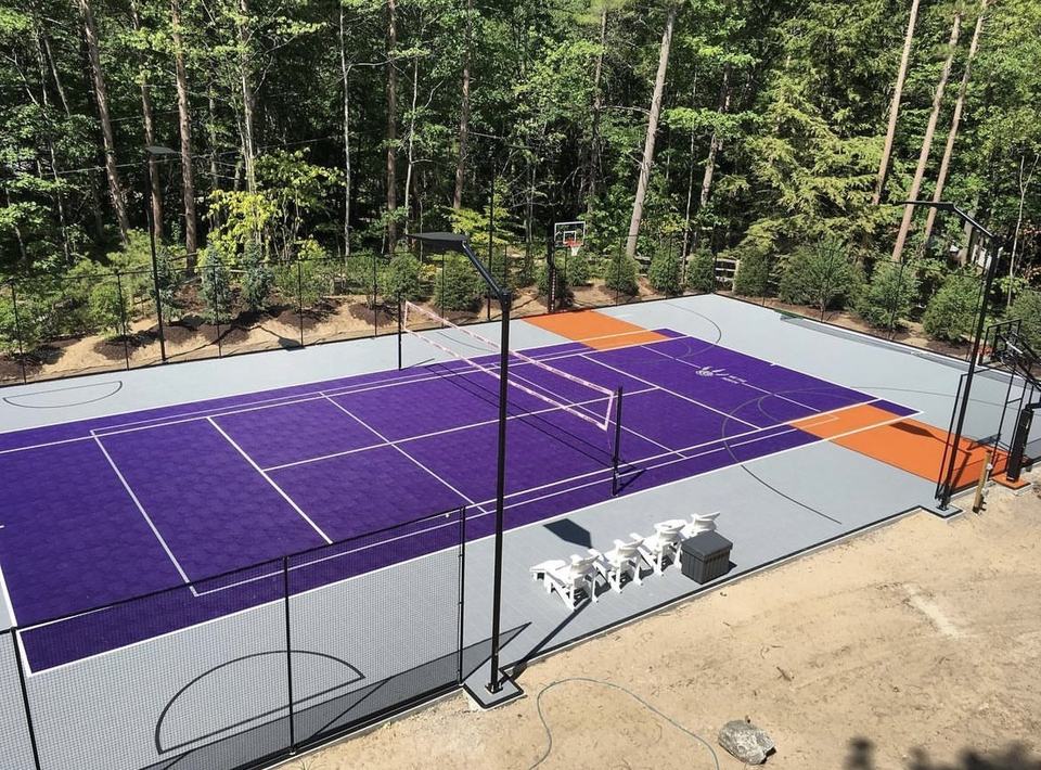Çevre Dostu Plastik Özel Logol - Outdoor Sport Court Tiles incelemesi ve fiyatı