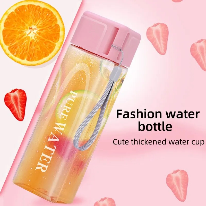 450 ml, 1 Adet Şeffaf Kare Mat - Outdoor Sport Glass Water Bottle incelemesi ve fiyatı