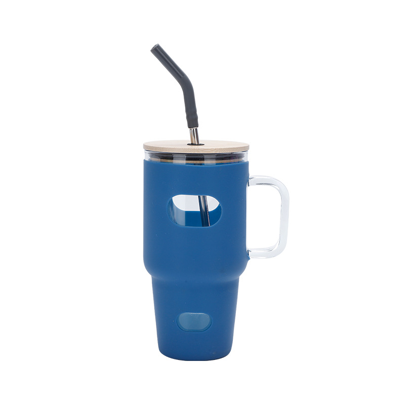 32oz taşınabilir silikon cam b - Outdoor Sport Glass Water Bottle incelemesi ve fiyatı