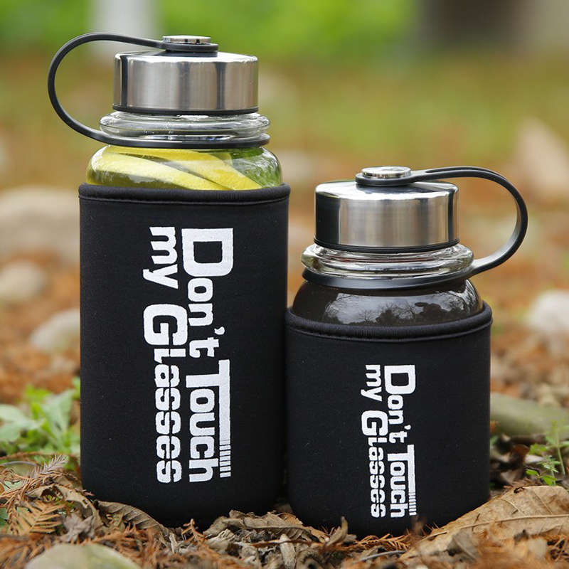 Taşınabilir 1000 ml Cam Spor S - Outdoor Sport Glass Water Bottle incelemesi ve fiyatı