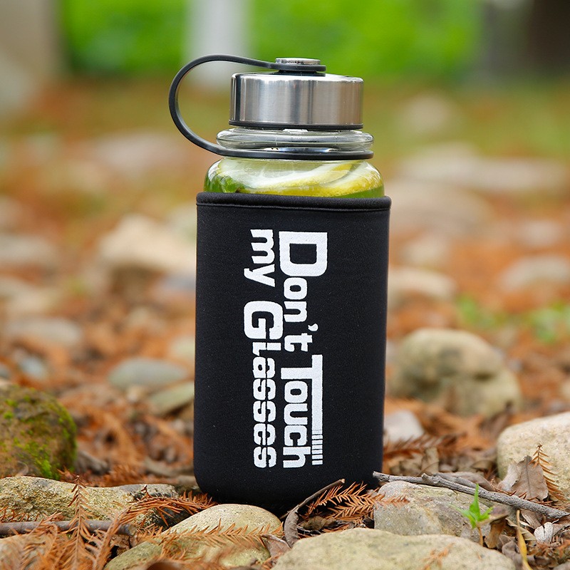 Taşınabilir 1000 ml Cam Spor S - Outdoor Sport Glass Water Bottle incelemesi ve fiyatı