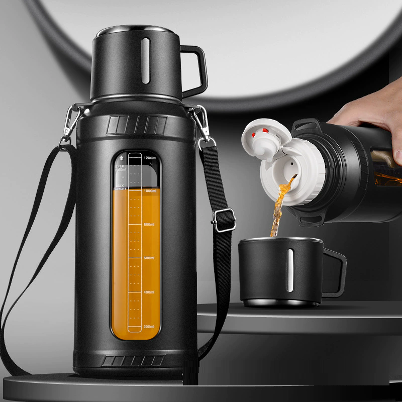 Büyük Kapasiteli 2L Cam Su Şiş - Outdoor Sport Glass Water Bottle incelemesi ve fiyatı