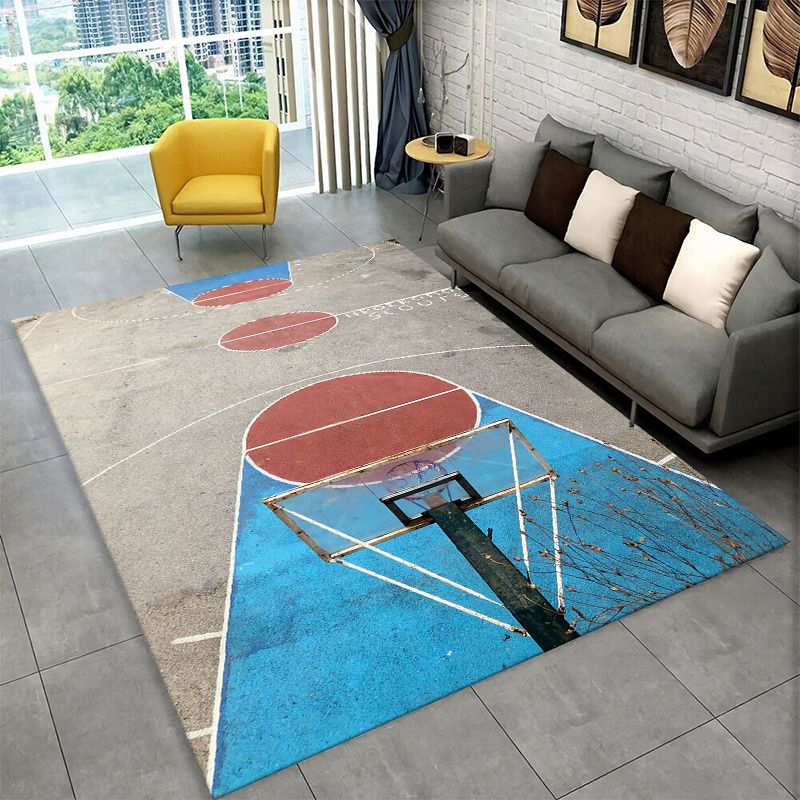 Retro Basketbol Sahası Desenli - Outdoor Sport Court Flooring incelemesi ve fiyatı