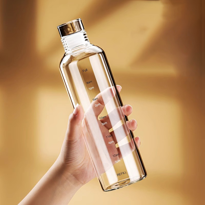 500/750/1000ml Cam Spor Su Şiş - Outdoor Sport Glass Water Bottle incelemesi ve fiyatı